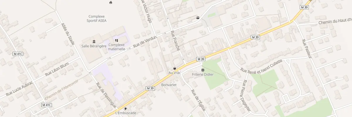 Plan du 1 Rue du Général De Gaulle à Allennes-les-Marais