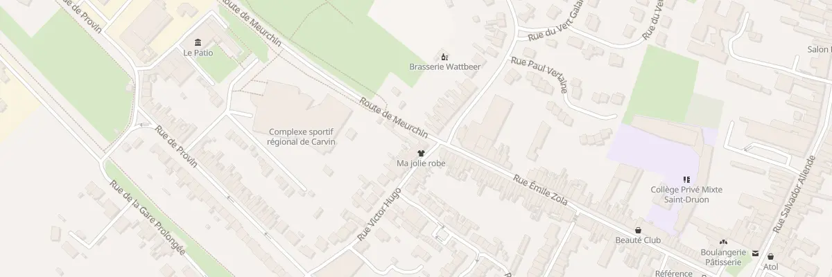 Plan du 45 Rue Victor Hugo à Carvin