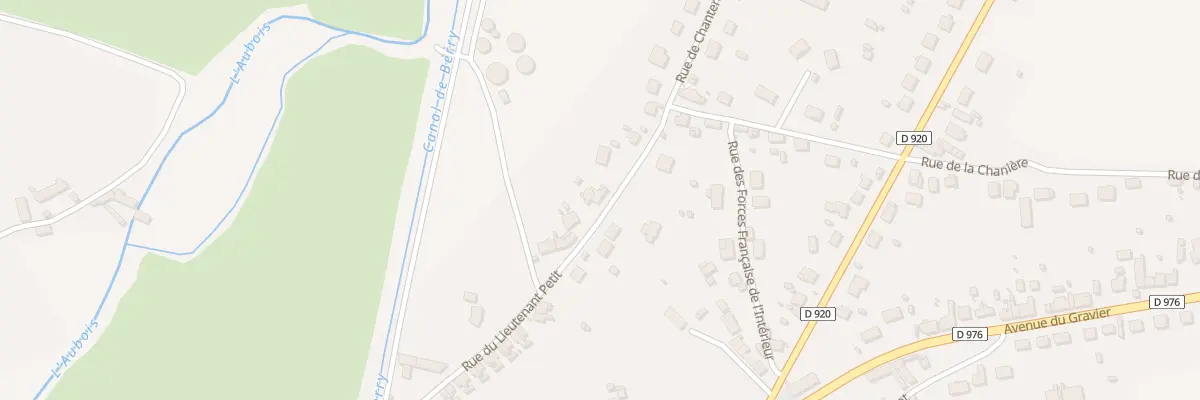 Plan du 20 Rue du Lieutenant Petit à La Guerche-sur-l’Aubois