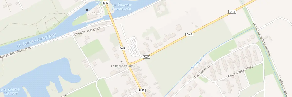 Plan du 2 Rue Albert Thomas à Biache-Saint-Vaast