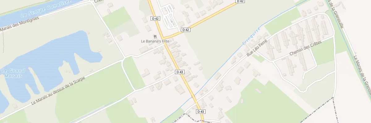 Plan du 16 Rue Marcellin Berthelot à Biache-Saint-Vaast
