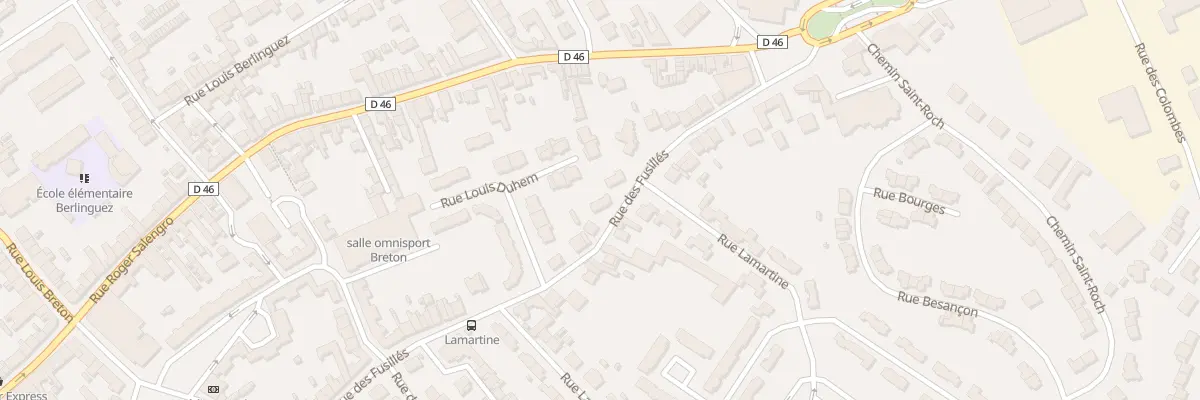 Plan du 61 Rue des Fusillés à Courrières