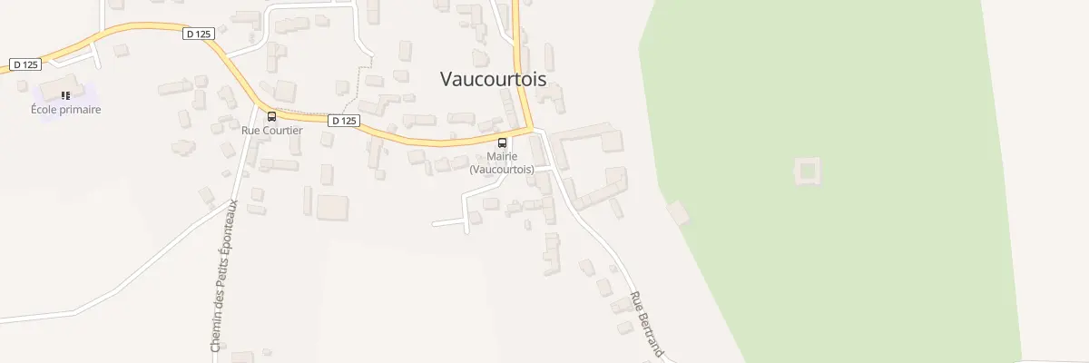 Plan du 2 Rue Bertrand à Vaucourtois