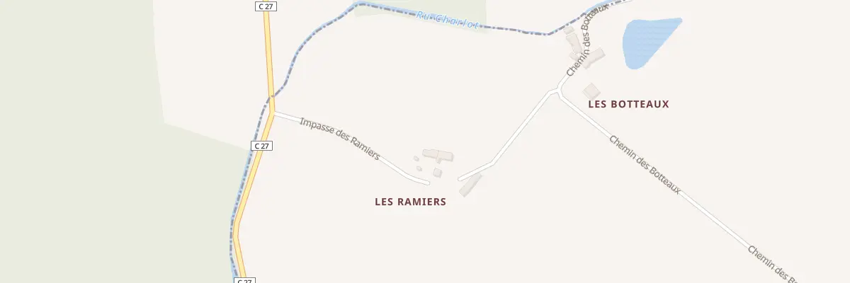 Plan du 5214 Les Ramiers à Melleroy