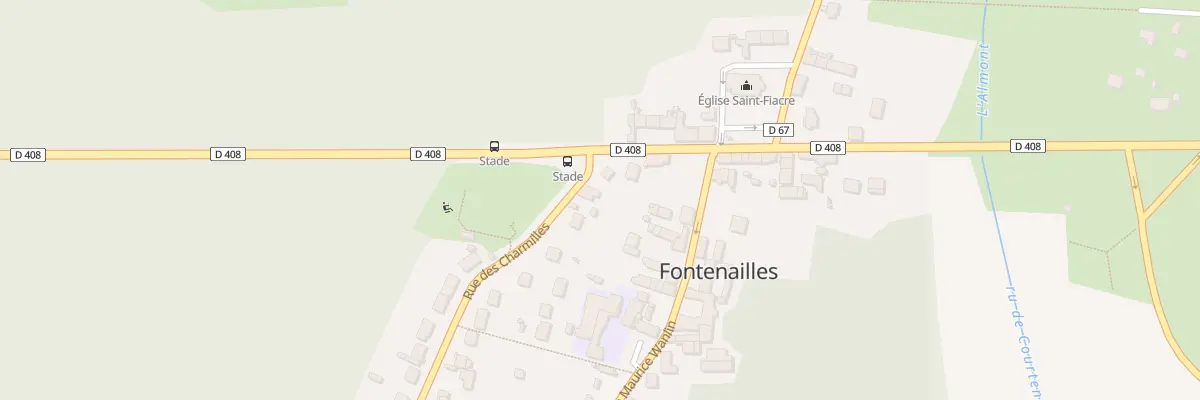 Plan du 29 Rue des Charmilles à Fontenailles