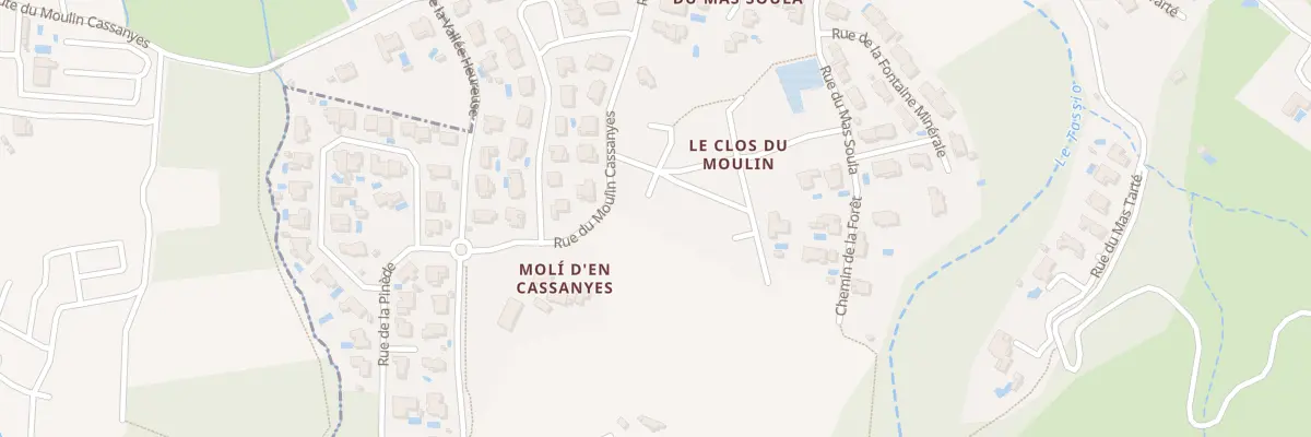 Plan du 6 Rue Henri Frere à Sorède