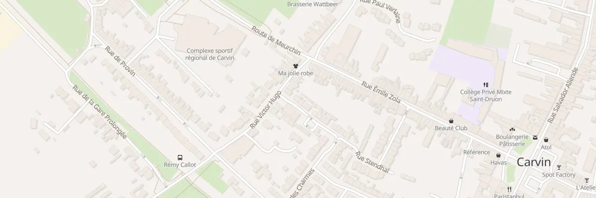 Plan du 66 Rue Voltaire à Carvin