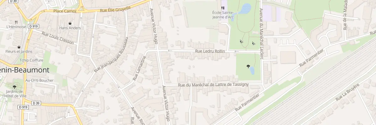 Plan du 66 Rue Ledru Rollin à Hénin-Beaumont
