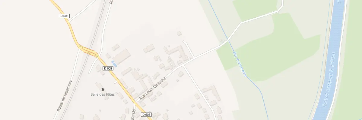 Plan du 165 Rue Louis Clotuche à Pimprez