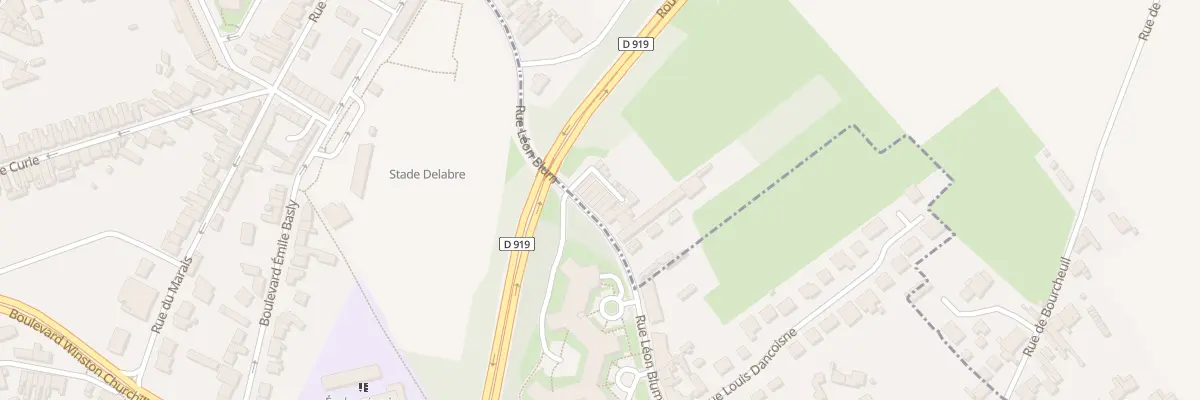 Plan du 326 Rue Léon Blum à Dourges
