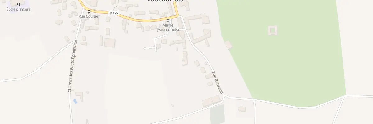 Plan du 8 Rue Bertrand à Vaucourtois