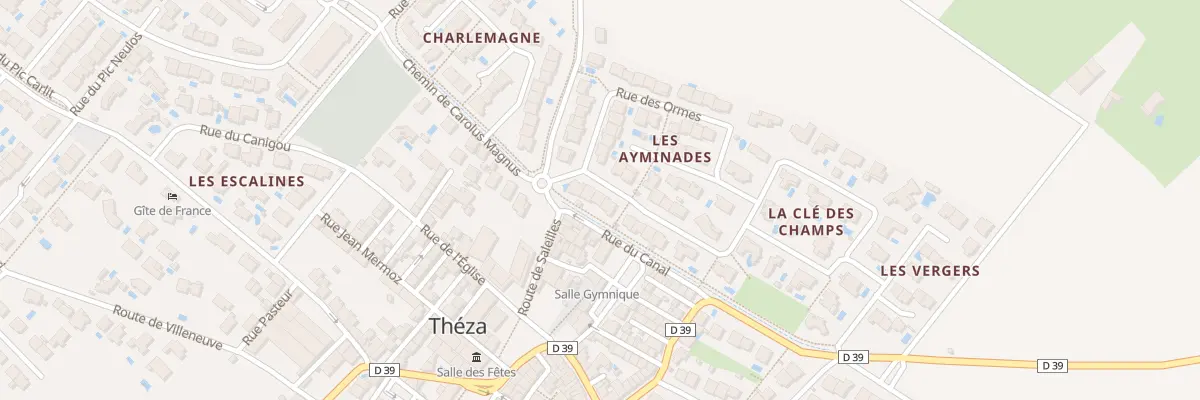 Plan du 6 Rue des Palmiers à Théza