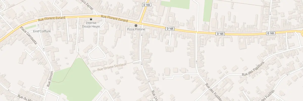 Plan du 23 Rue Uriane Sorriaux à Carvin