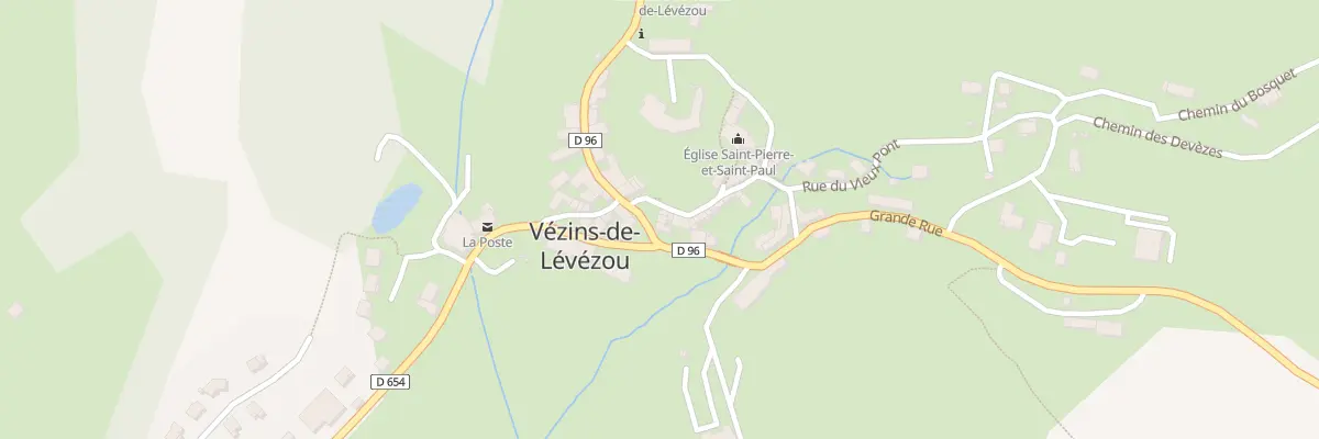 Plan du 2 Rue Raymond Marlet à Vézins-de-Lévézou