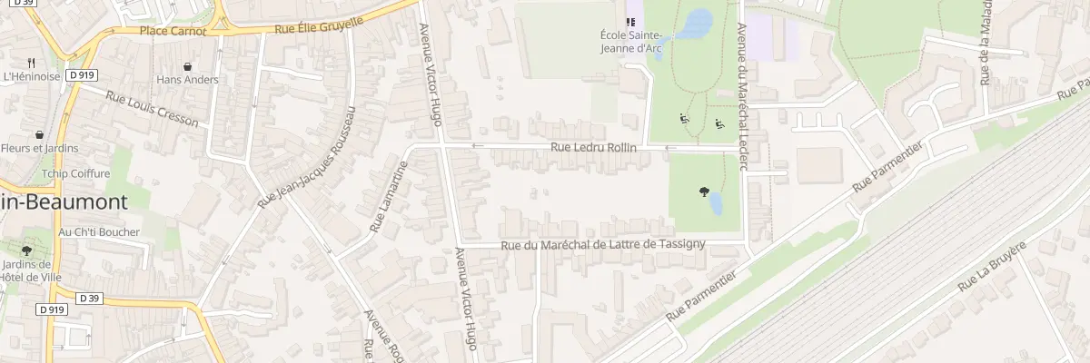 Plan du 78 Rue Ledru Rollin à Hénin-Beaumont