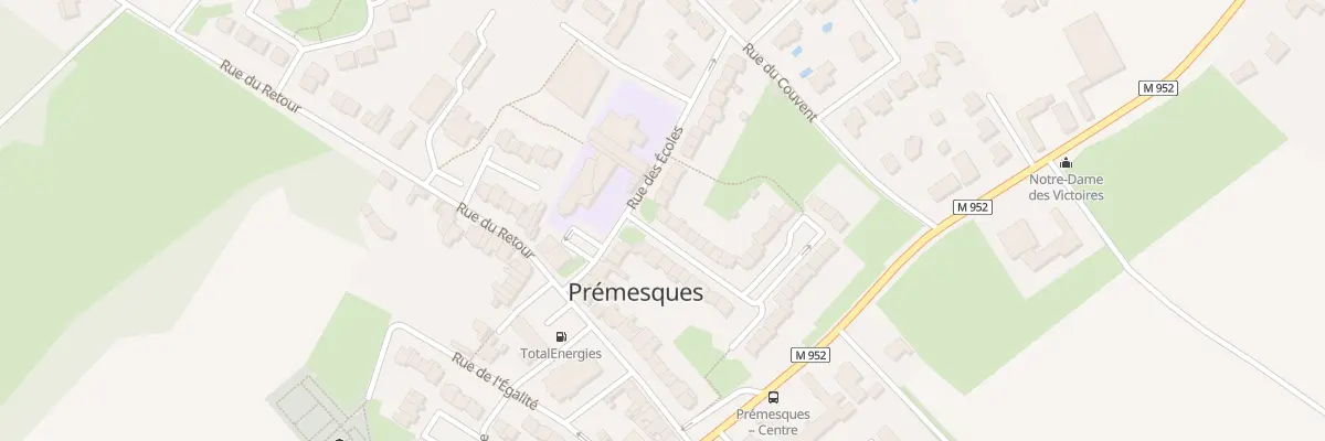 Plan du 35 Rue Louis Pasteur à Prémesques