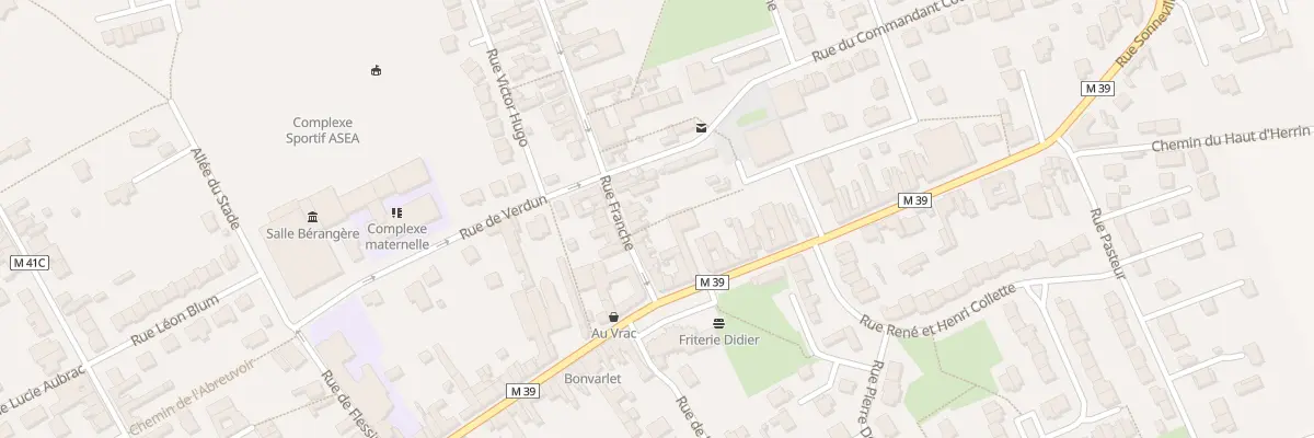 Plan du 8 Rue Franche à Allennes-les-Marais