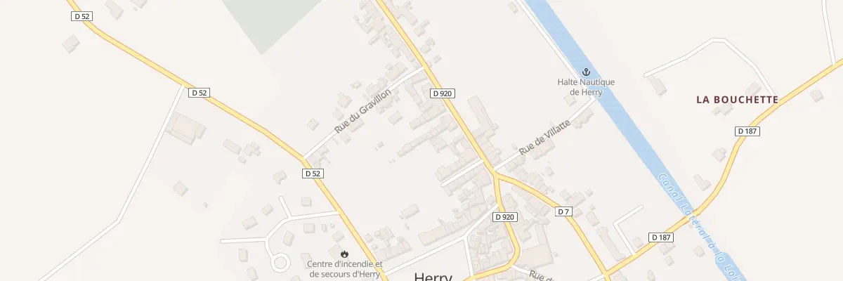 Plan du 829 Le Bourg à Herry