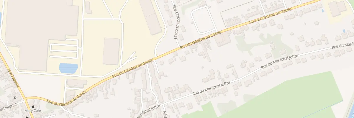 Plan du 43 Rue du Gen de Gaulle à Biache-Saint-Vaast