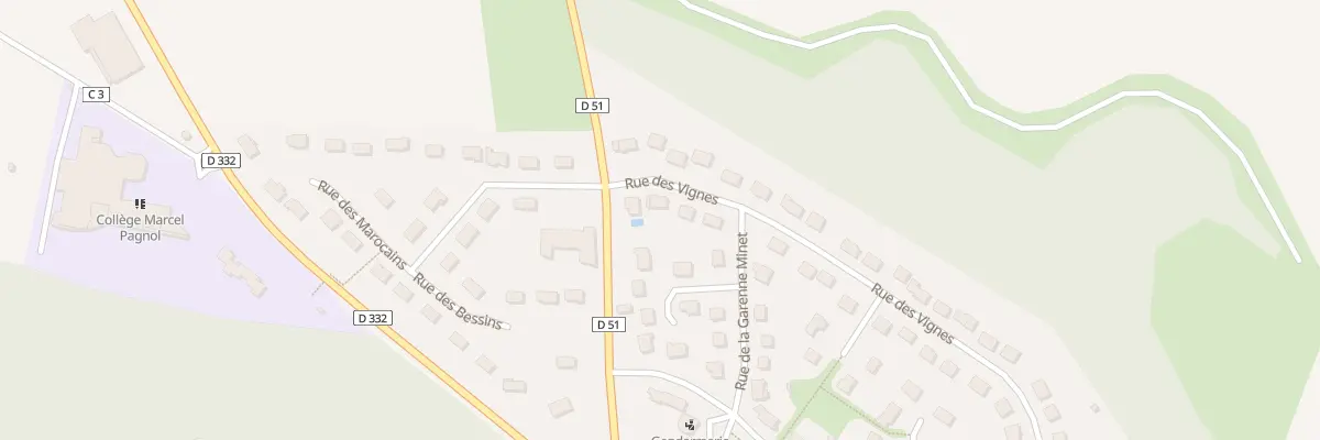 Plan du 29 Rue des Vignes à Betz