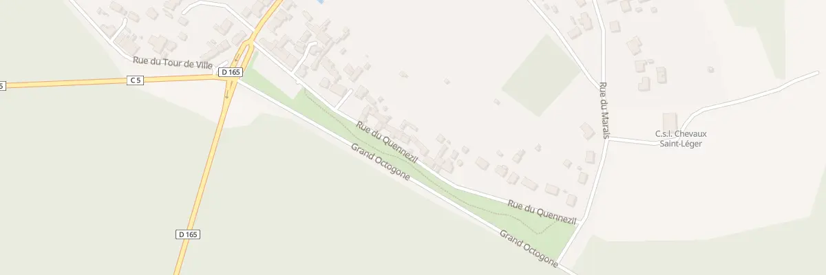 Plan du 34 Rue du Quennezil à Saint-Léger-aux-Bois