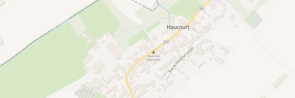 Plan du 53 Rue du Gen de Gaulle à Haucourt