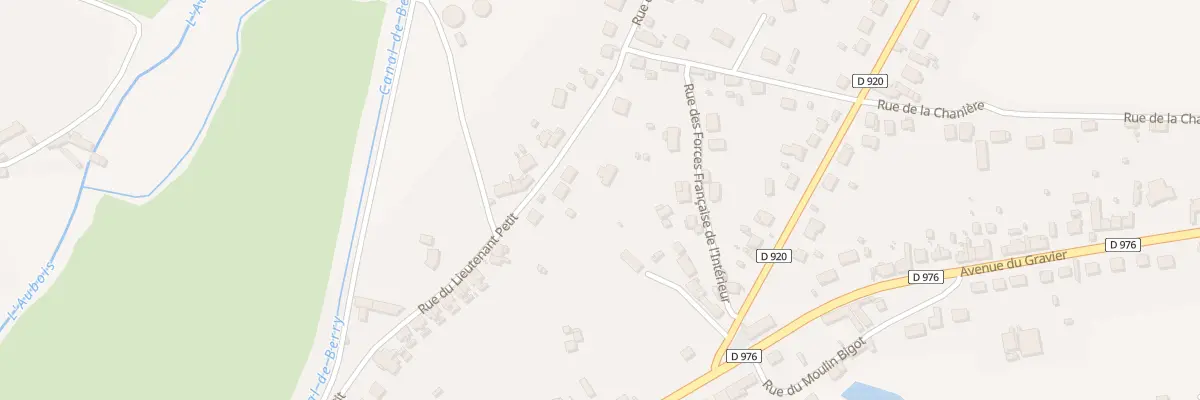 Plan du 71 Rue du Lieutenant Petit à La Guerche-sur-l’Aubois