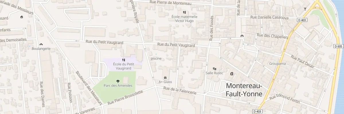 Plan du 9 Rue Fauquez à Montereau-Fault-Yonne