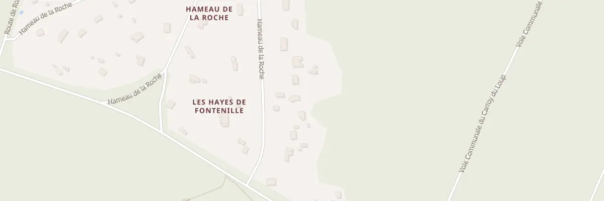 Plan du 15 Ham de la Roche à Mérinville