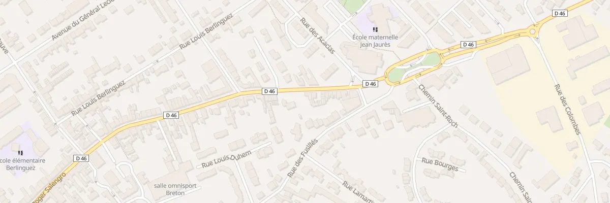 Plan du 76 Rue Roger Salengro à Courrières