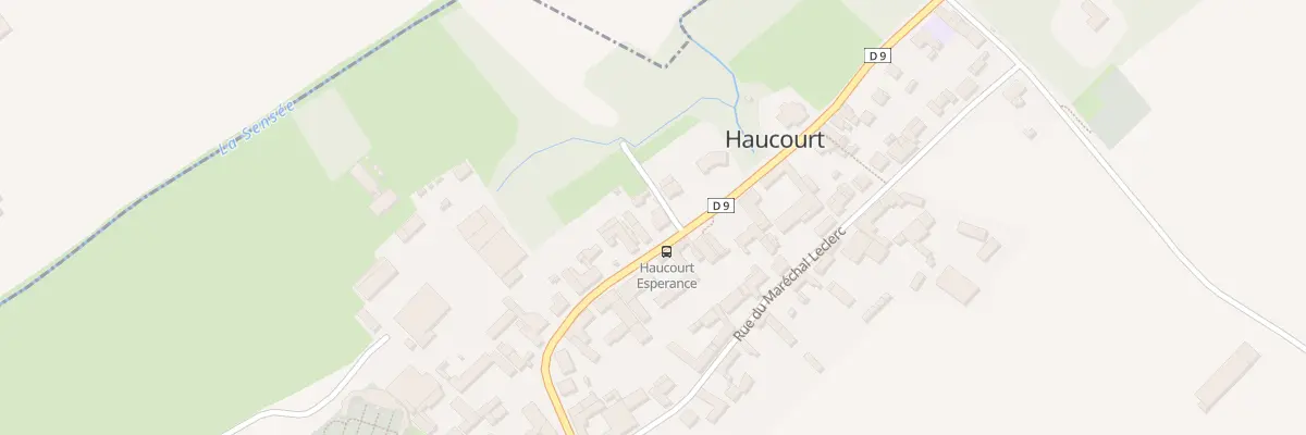 Plan du 55 Rue du Gen de Gaulle à Haucourt