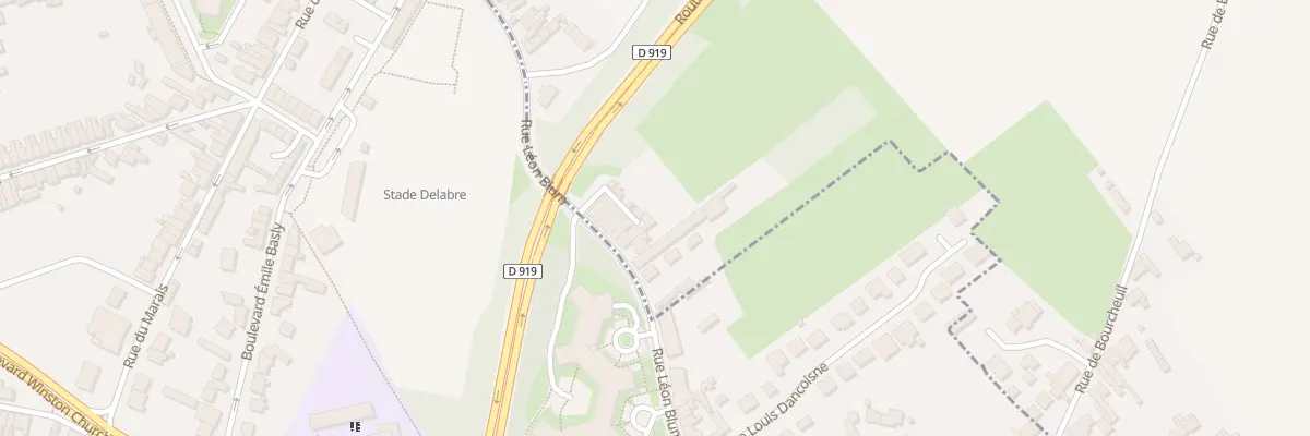 Plan du 310 Rue Léon Blum à Dourges
