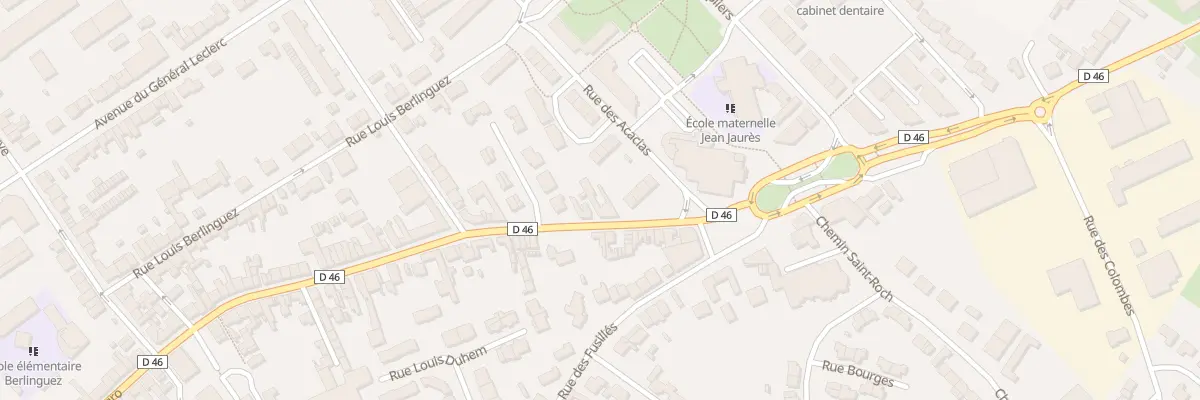 Plan du 91 Rue Roger Salengro à Courrières