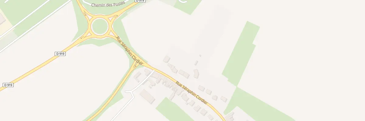 Plan du 866 Rue Seraphin Cordier à Carvin