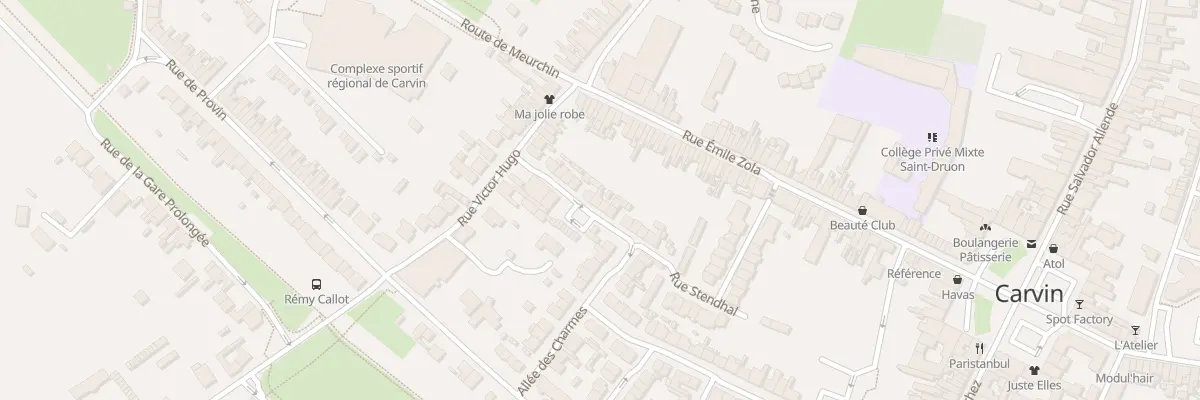 Plan du 56 Rue Voltaire à Carvin