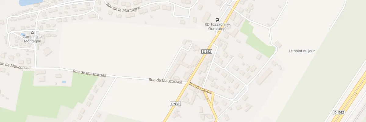 Plan du 470A Rue de Mauconseil à Chiry-Ourscamp