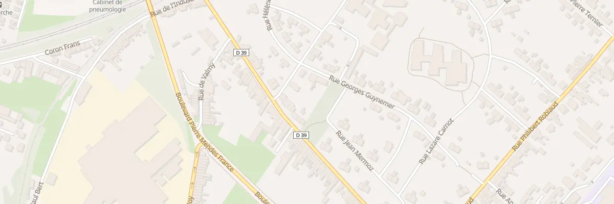 Plan du 393 Rue Henri Barbusse à Hénin-Beaumont