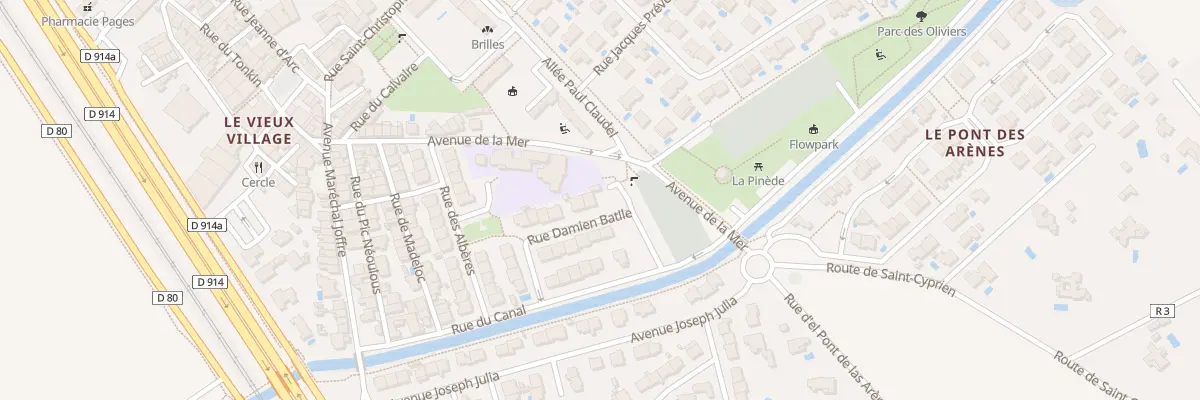 Plan du 19 Rue Damien Batlle à Corneilla-del-Vercol