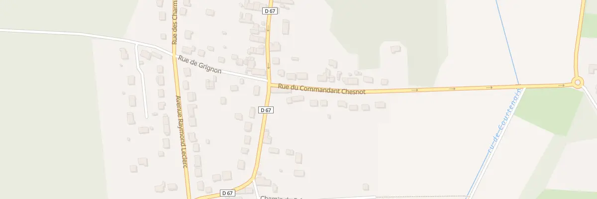 Plan du 46 Rue du Cdt Chesnot à Fontenailles