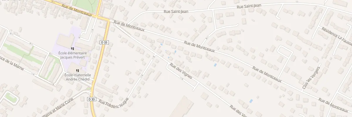 Plan du 11B Rue des Vignes à Trilport