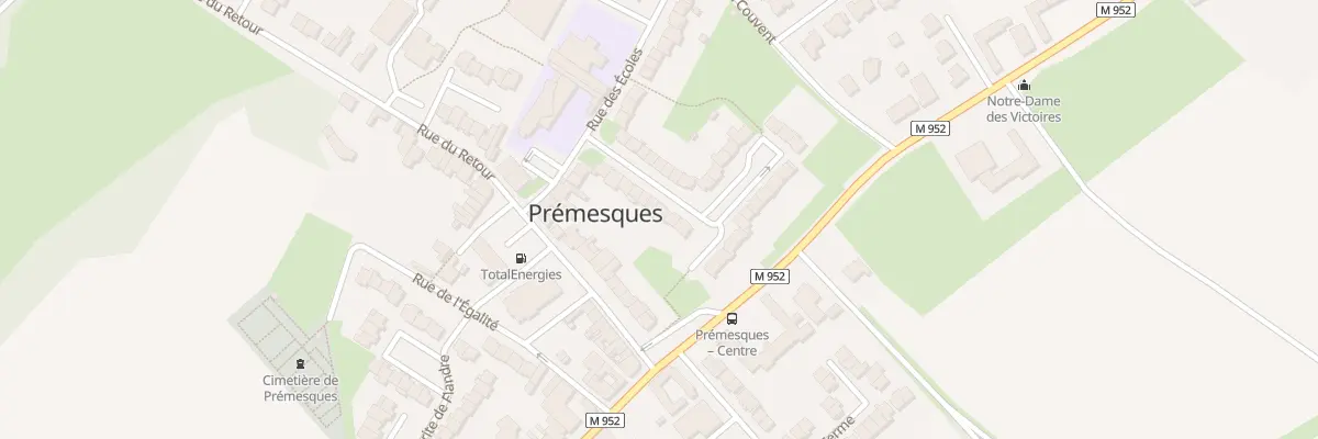 Plan du 7 Rue Louis Pasteur à Prémesques