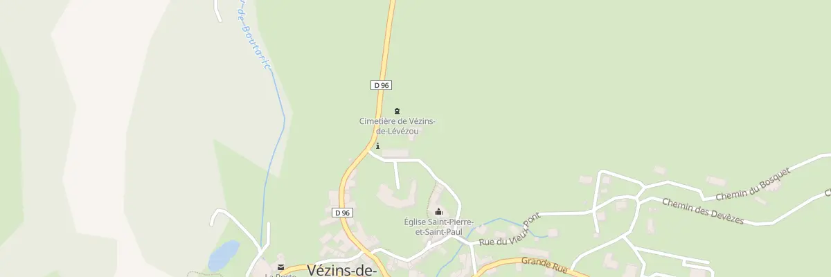 Plan du 3 Rue de l’Eglise à Vézins-de-Lévézou