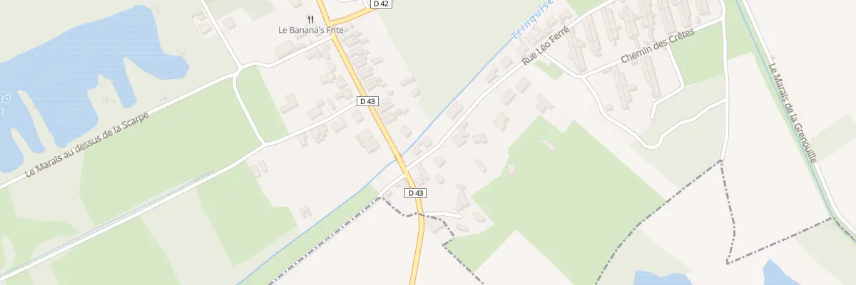 Plan du 4 Rue Léo Ferré à Biache-Saint-Vaast