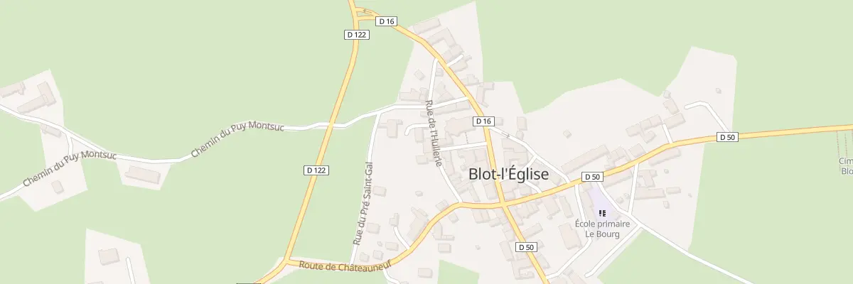 Plan du 5 Rue de l’huilerie à Blot-l’Église