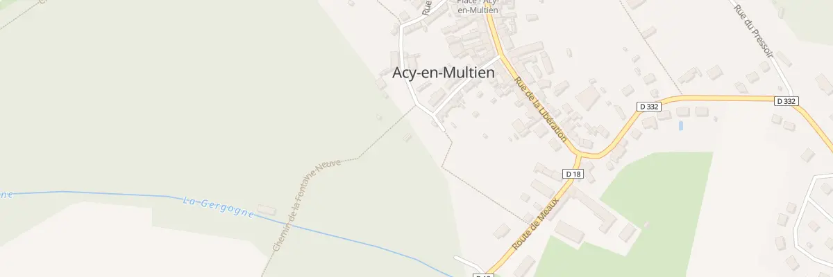 Plan du 10 Che du Tour de Ville à Acy-en-Multien