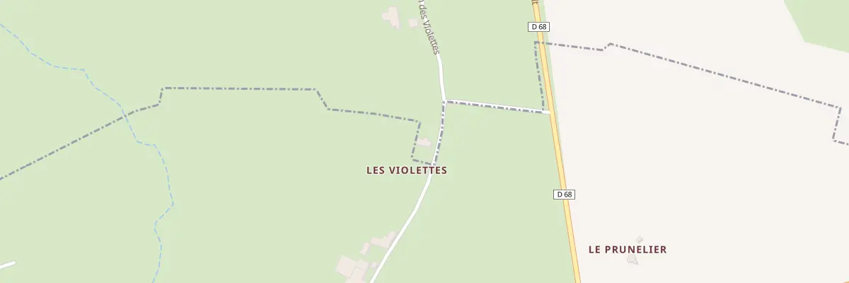 Plan du 5035 Les Violettes à Sazeret
