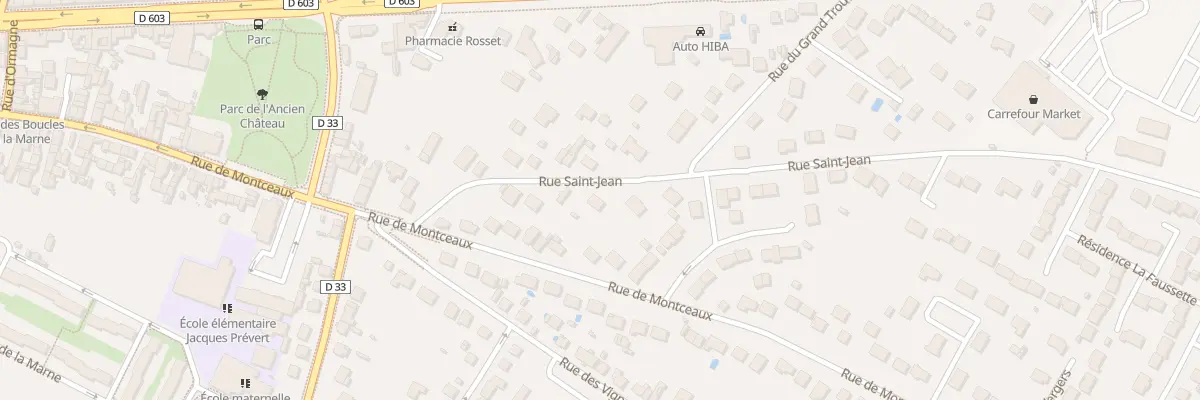 Plan du 8 Rue de Saint-jean à Trilport