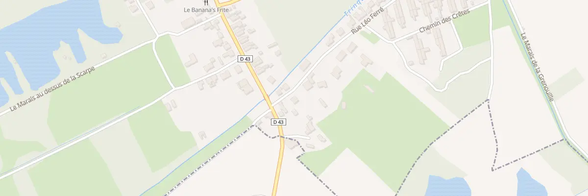 Plan du 3 Rue Léo Ferré à Biache-Saint-Vaast