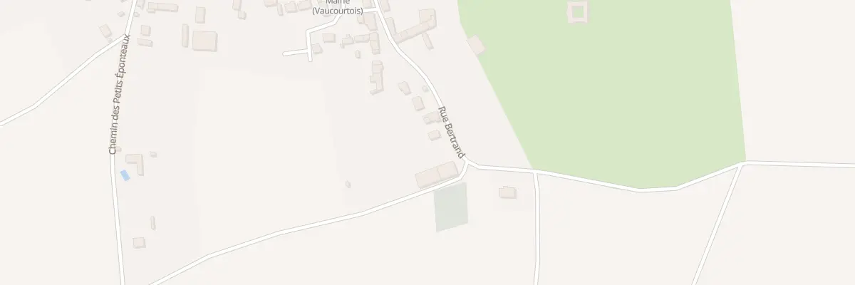 Plan du 16 Rue Bertrand à Vaucourtois