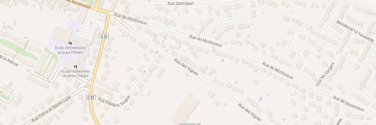 Plan du 15 Rue des Vignes à Trilport